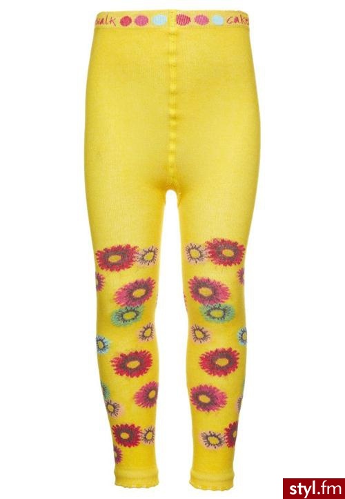 Cakewalk Legginsy żółty - Leginsy Spodnie Moda