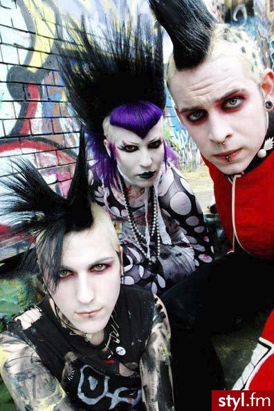 Punk Rock Alternatywne Średnie Fryzury