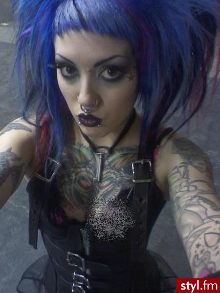 Punk Rock Alternatywne Średnie Fryzury