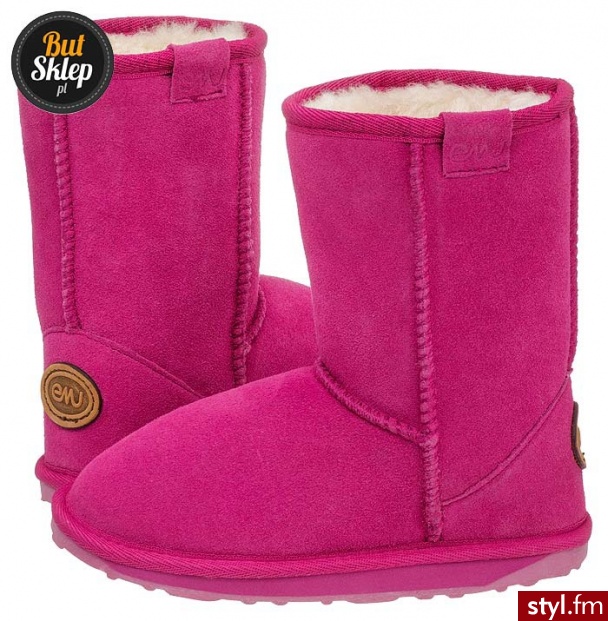 EMU AUSTRALIA BUTY WALLABY LO KIDS HOT PINK (K10102) - Emu Buty Moda