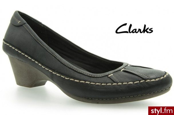 Clarks CZÓŁENKA GRANOLA SUGAR BLACK LEATHER - Czółenka Buty Moda