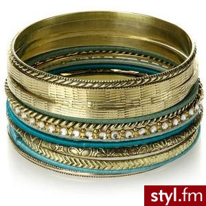 Monsoon Accessorize - Beth Skinny Bangles - Polyvore. Pobrano ze strony: http://www.polyvore.com/monsoon_accessorize_beth_skinny_bangles/thing?id=16291510 - Pozostałe Dodatki Moda