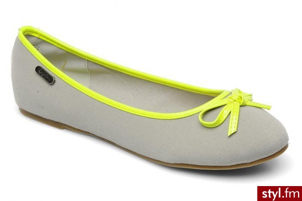 Refresh Balerinki POSSIBLI by (Żółty) - Balerinki Buty Moda