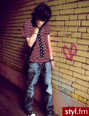 EMO Alternatywne Średnie Fryzury