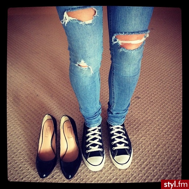 Jeansy Spodnie Moda