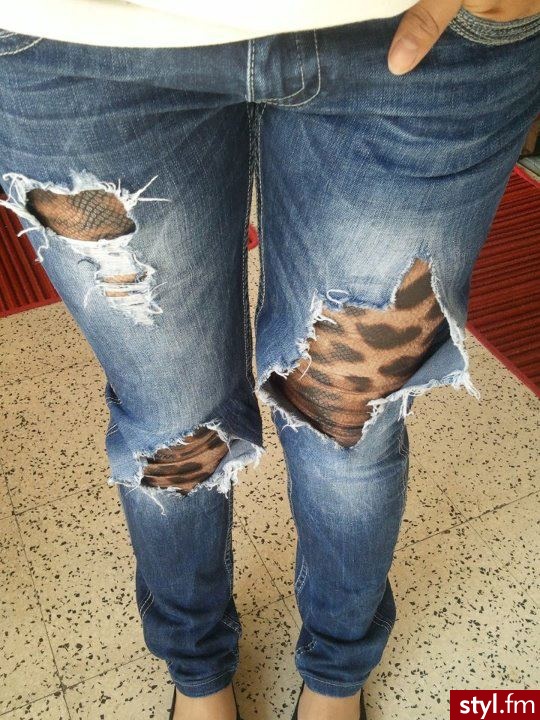 Jeansy Spodnie Moda