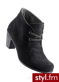 Bonprix Botki skórzane 973672_23097 - Botki Buty Moda