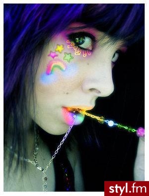 EMO Alternatywne Średnie Fryzury