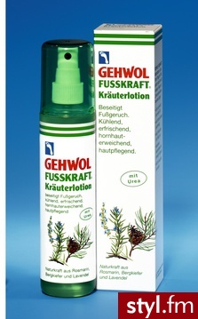 Gehwol Fusskraft Krauterlotion Lotion ziołowy do stóp spray 150 ml - Emu Buty Moda