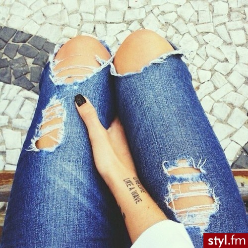 Jeansy Spodnie Moda