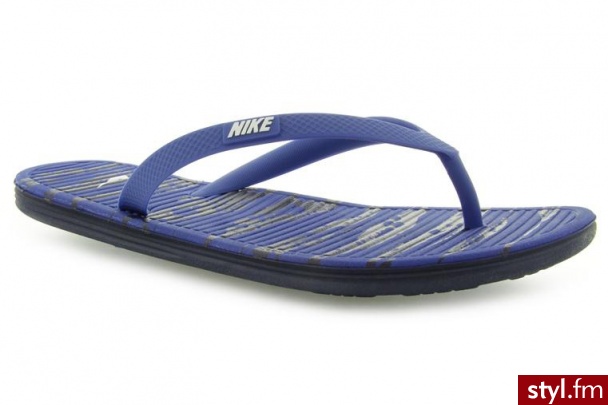 Nike JAPONKI SOLARSOFT THONG II PRNT HYPRBL-WHITE - Klapki Buty Moda
