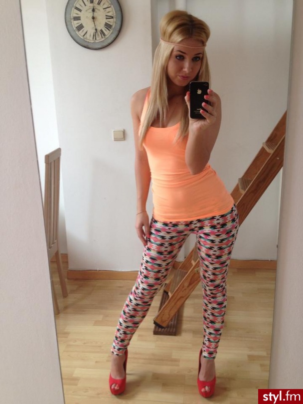 Leginsy Spodnie Moda