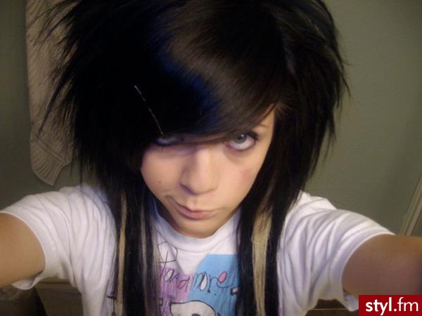 EMO Alternatywne Średnie Fryzury