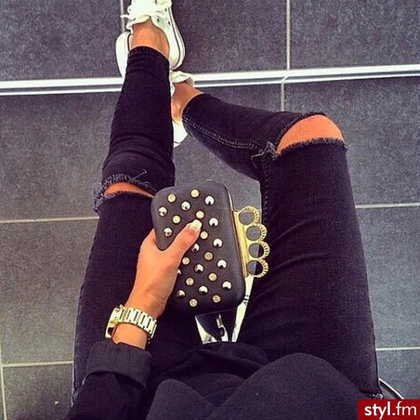 Jeansy Spodnie Moda