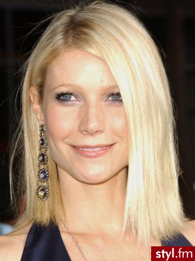 Gwyneth Paltrow - Średnie Fryzury