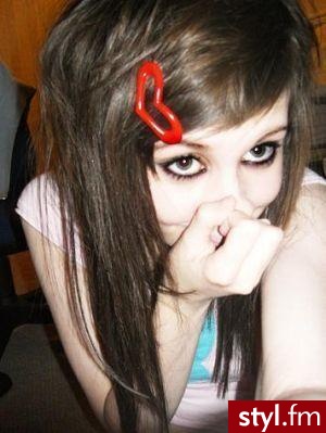 EMO Alternatywne Średnie Fryzury