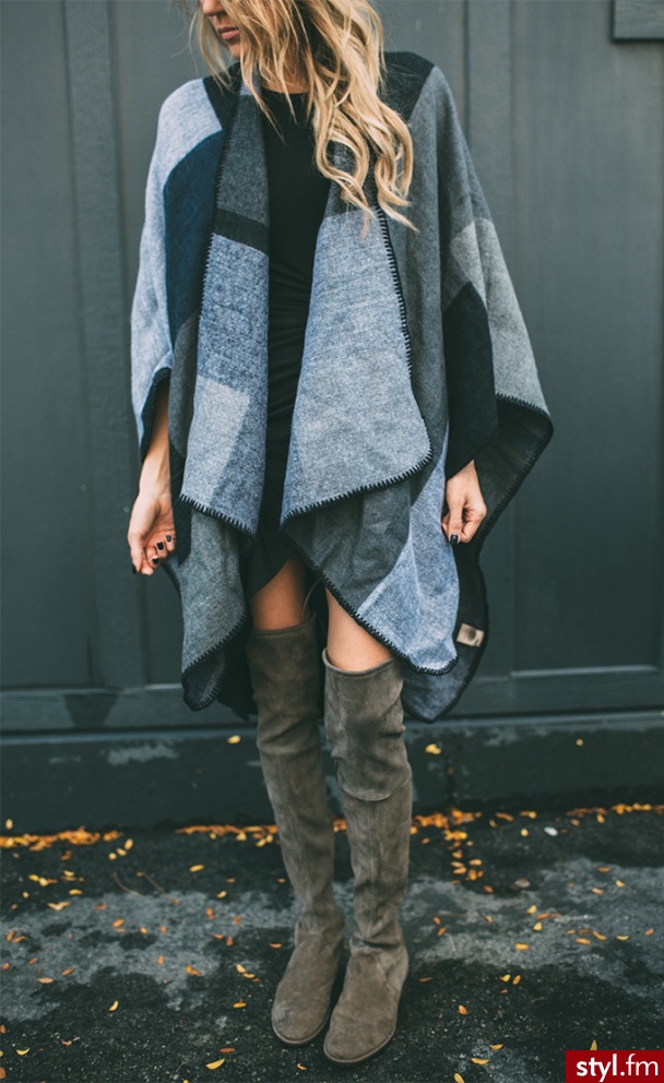 Poncza Okrycia Moda