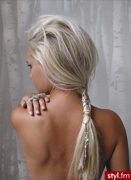 Blond Upięcie Proste Na co dzień Długie Fryzury