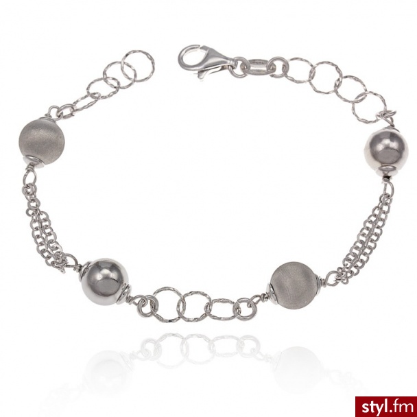 Dandelio Srebrna Bransoletka NCL-BRA-0059 - Bransoletki Biżuteria Moda