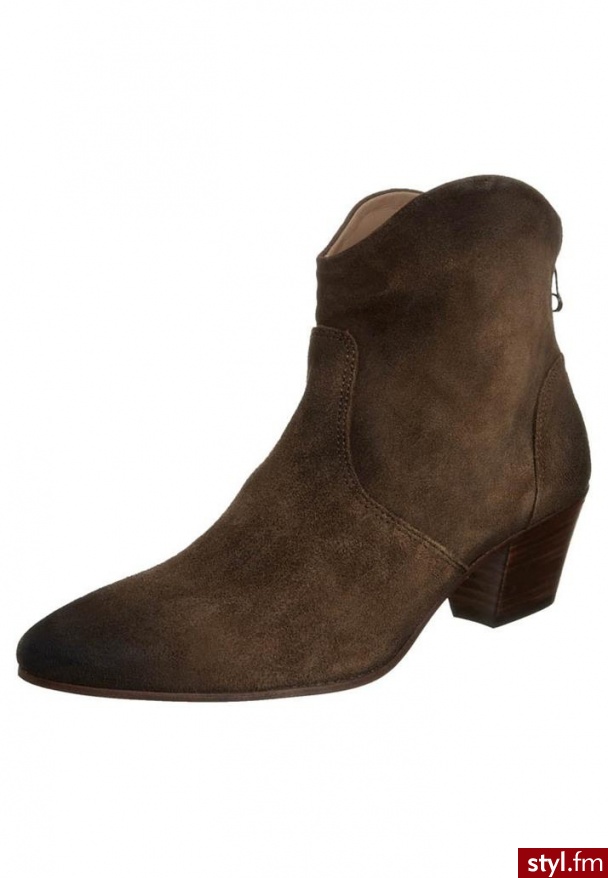 SUS Botki kowbojki i motocyklowe brązowy (MSS01856HML) - Pozostałe Buty Moda