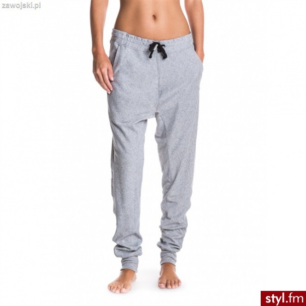 ROXY Spodnie Dresowe CHICAGO melanżowe baggy HGR - Pozostałe Spodnie Moda