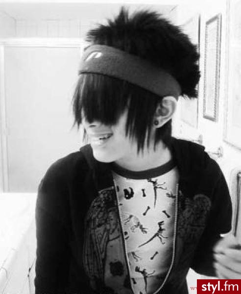 EMO Alternatywne Średnie Fryzury