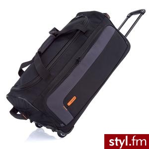 TRAVELITE Torba na kółkach 70cm Basic 96271 czarna - Torby podróżne Torebki Moda
