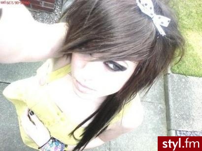 EMO Alternatywne Średnie Fryzury