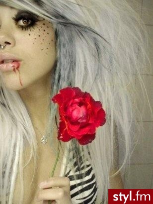 EMO Alternatywne Średnie Fryzury