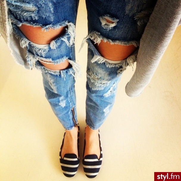 Jeansy Spodnie Moda