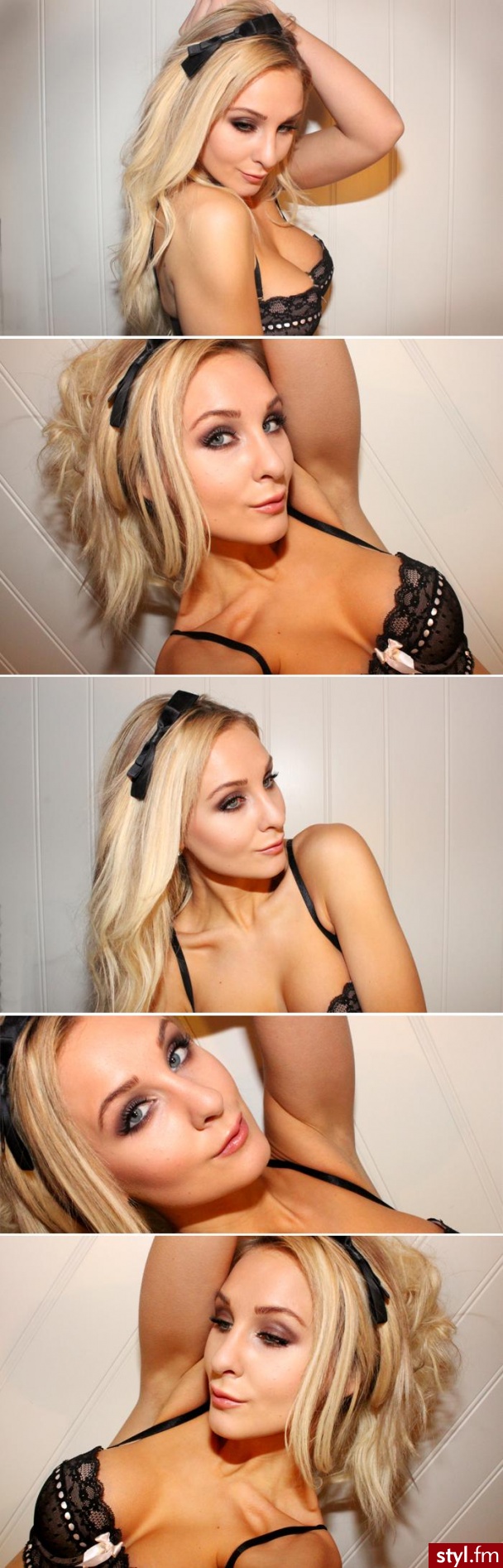 Blond Rozpuszczone Proste Na co dzień Długie Fryzury