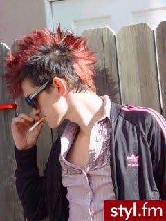 Punk Rock Alternatywne Średnie Fryzury