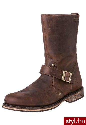 Harley Davidson HUSTIN Kowbojki i Buty motocyklowe brązowy (D96000) - Pozostałe Buty Moda
