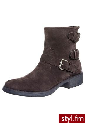 Pier One Botki kowbojki i motocyklowe brązowy (30DGT23R) - Pozostałe Buty Moda