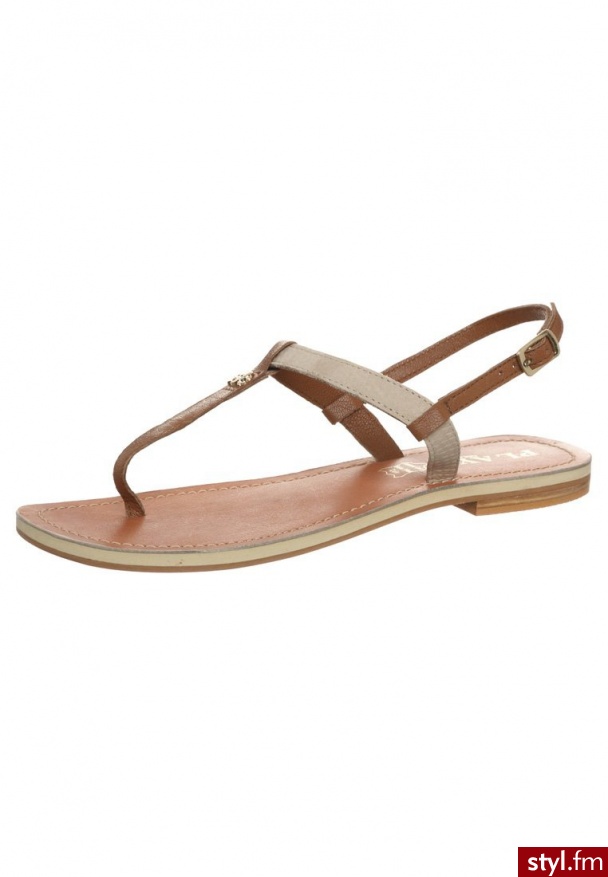 Playa ALLISTER Japonki beżowy ALLISTER - Klapki Buty Moda