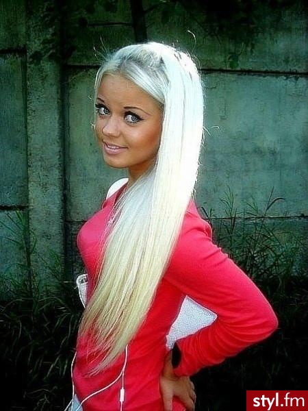 Blond Rozpuszczone Proste Na co dzień Długie Fryzury
