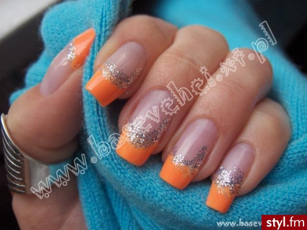 orange - Paznokcie