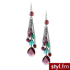 Twilight Beaded Drop Earrings - 1928 Jewelry - Polyvore. Pobrano ze strony: http://www.polyvore.com/twilight_beaded_drop_earrings/thing?id=20371680 - Pozostałe Dodatki Moda