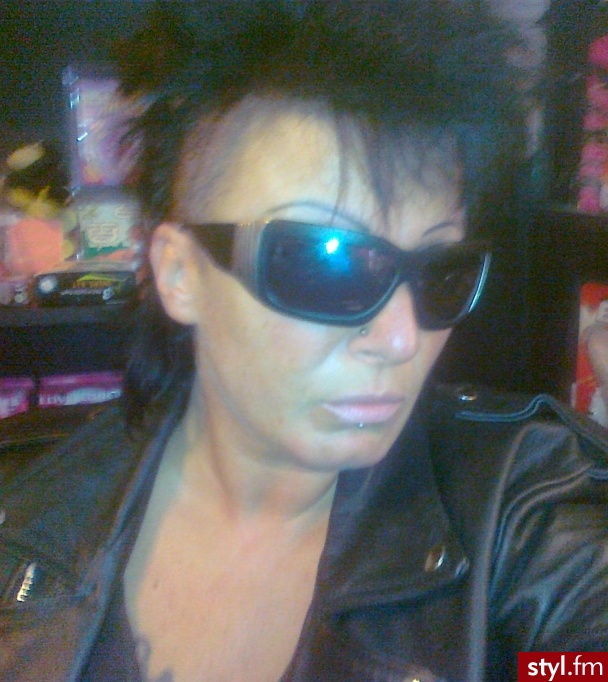 Czarne Punk Rock Alternatywne Krótkie Fryzury