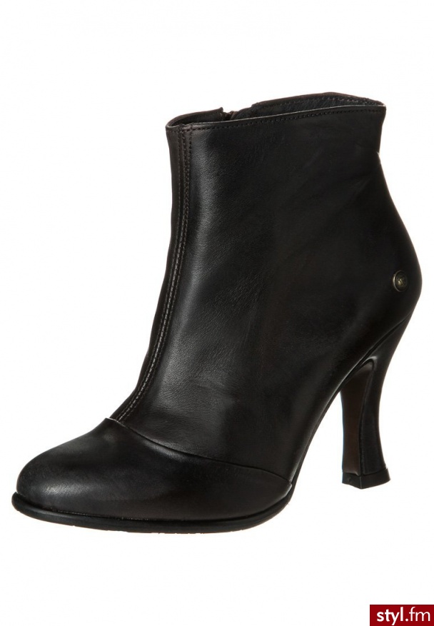 Neosens Gamay Botki Na Obcasie Czarny - Botki Buty Moda