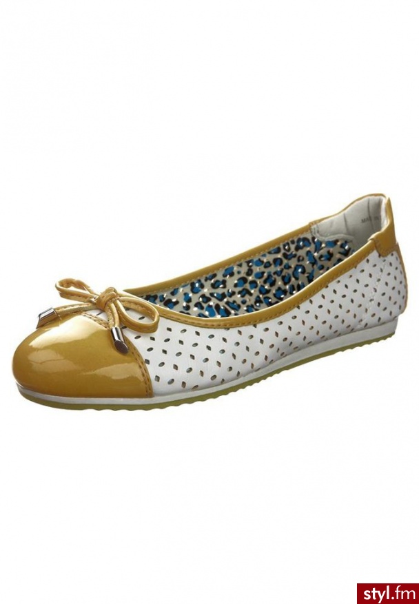 Anna Field Baleriny żółty - Balerinki Buty Moda