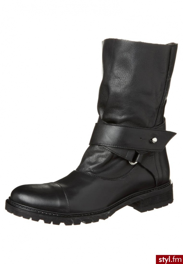 Cinti Kozaki  czarny - Kozaki Buty Moda