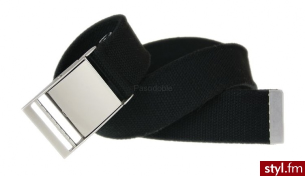 BREMI PASEK 34005/2 CzARNY Parciany pasek polskiej produkcji - Paski Dodatki Moda