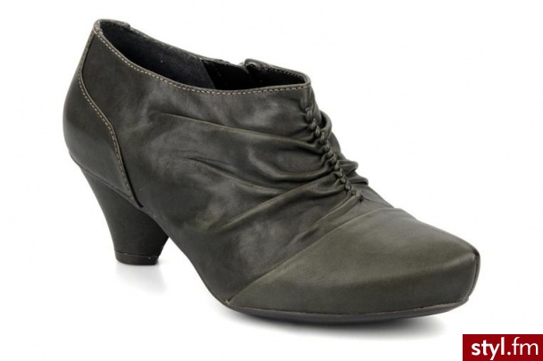Clarks PÓŁBUTY I BOTKI AZURE BLOND BY CLARKS (Szary) - Botki Buty Moda
