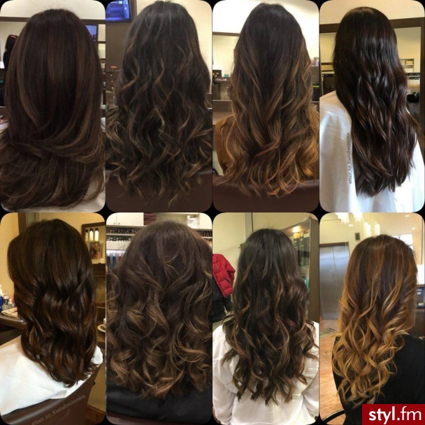 http://forhairsobieski.pl/ SOMBRE OLAPLEX WARSZAWA DOBRY FRYZJER - Brązowe Rozpuszczone Kręcone Na co dzień Długie Fryzury