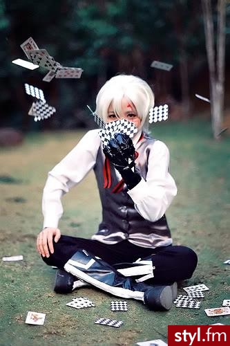 Allen-kun d.gray-man. kolejny cosplay Allena : D - Średnie Męskie Fryzury