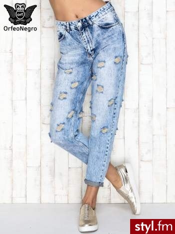 Jeansy Spodnie Moda