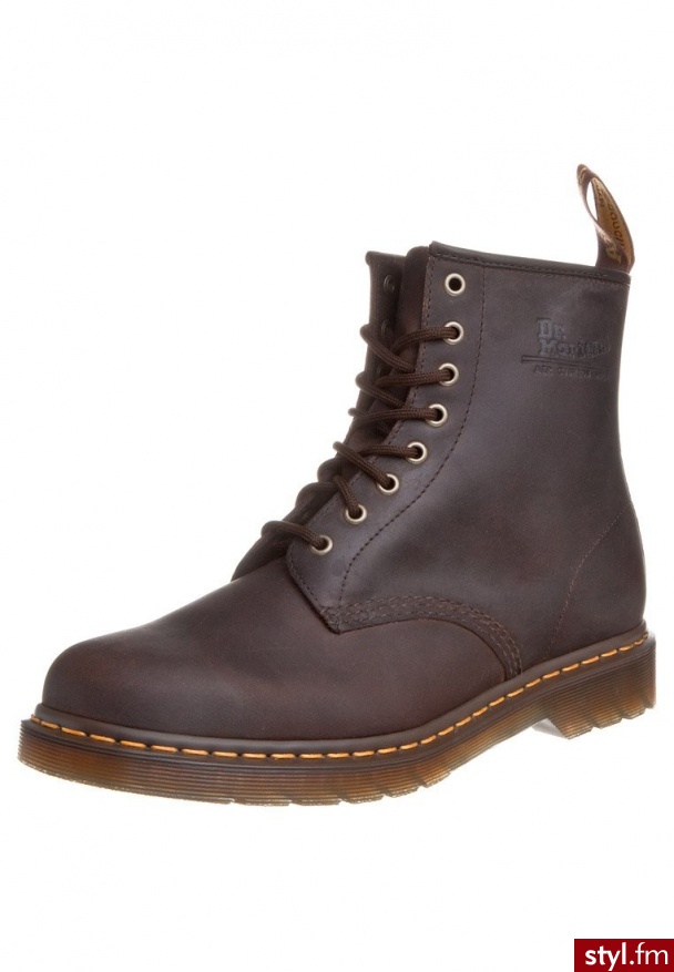 Dr. Martens CRAZY Kozaki brązowy - Kozaki Buty Moda
