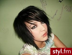 EMO Alternatywne Średnie Fryzury
