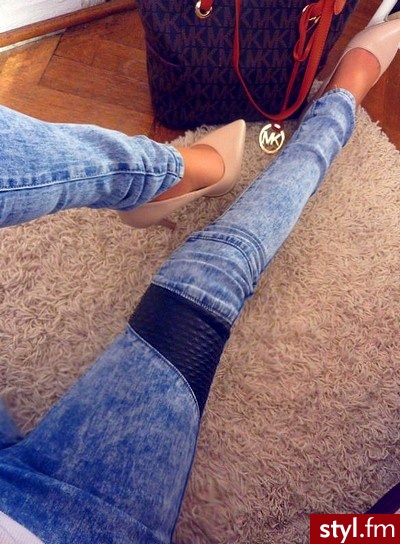 Jeansy Spodnie Moda